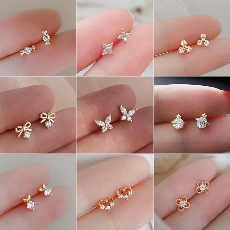 925 Silver Needle Zircon Earrings Hypoallergenic Fashion Ear Studs Female Pendant Tassel Pendant Earrings for Women Jewelry Gift - Image 2