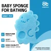 AIBEDILA Children's Bath Sponge Cute Baby Shower Sponge Cleanser Brush Soft Skin-friendly Bath Rubbing kids Sponge Newborn