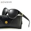 AOWEAR Womens Polarized Vintage Sunglasses for Women Fashion Mirror Shades Sun Glasses Ladies Driving Eyewear Gafas De Sol Mujer