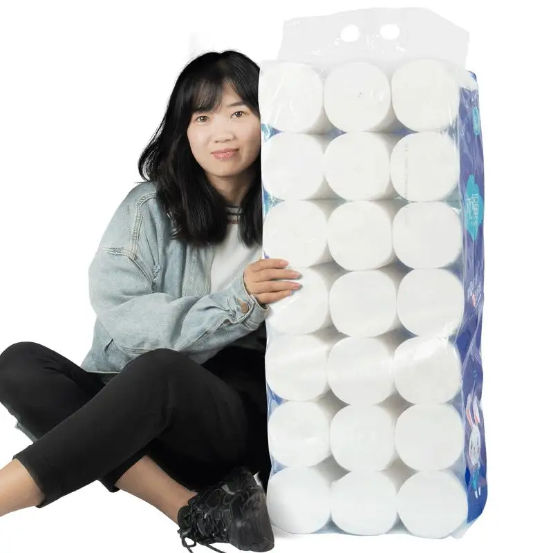 Affordable Home Toilet Paper Rolls Coreless Small Size Boxed Whole Roll Bathroom Paper Towels Hygienic Paper Products - Image 5