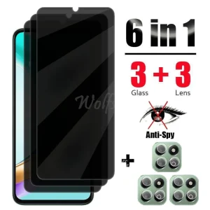 Anti Spy Screen Protector Honor X6B Glass Honor X6B Privacy Peep Phone Screen Film Glass Honor X6B Tempered Glass