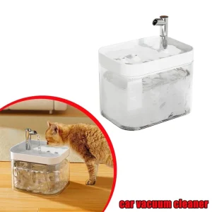 Automatic Pet Water Fountain 15L Wireless Cat Water Dispenser USB Rechargeable Cordless Sensor Dog Drinking Fountain