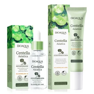 BIOAQUA Centella Asiatica Skin Care Sets Moisturizing Face Serum Whitening Anti Dark Circles Anti Wrinkles Eye Cream Skin Care