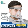 BMC FM4 CPAP Mask Full Face Mask With Headgear For APAP Bipap Machine Nasal Face Mask Compatible With Resmed CPAP