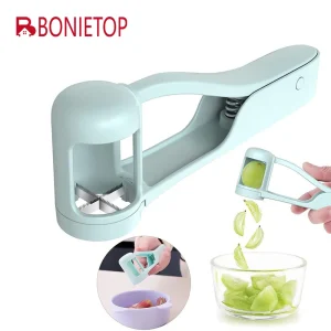 BONIETOP Manual Cherry Strawberry Grape Slicer Fruit Salad Kitchen Tools Home Kitchen Stainless Steel Accessories