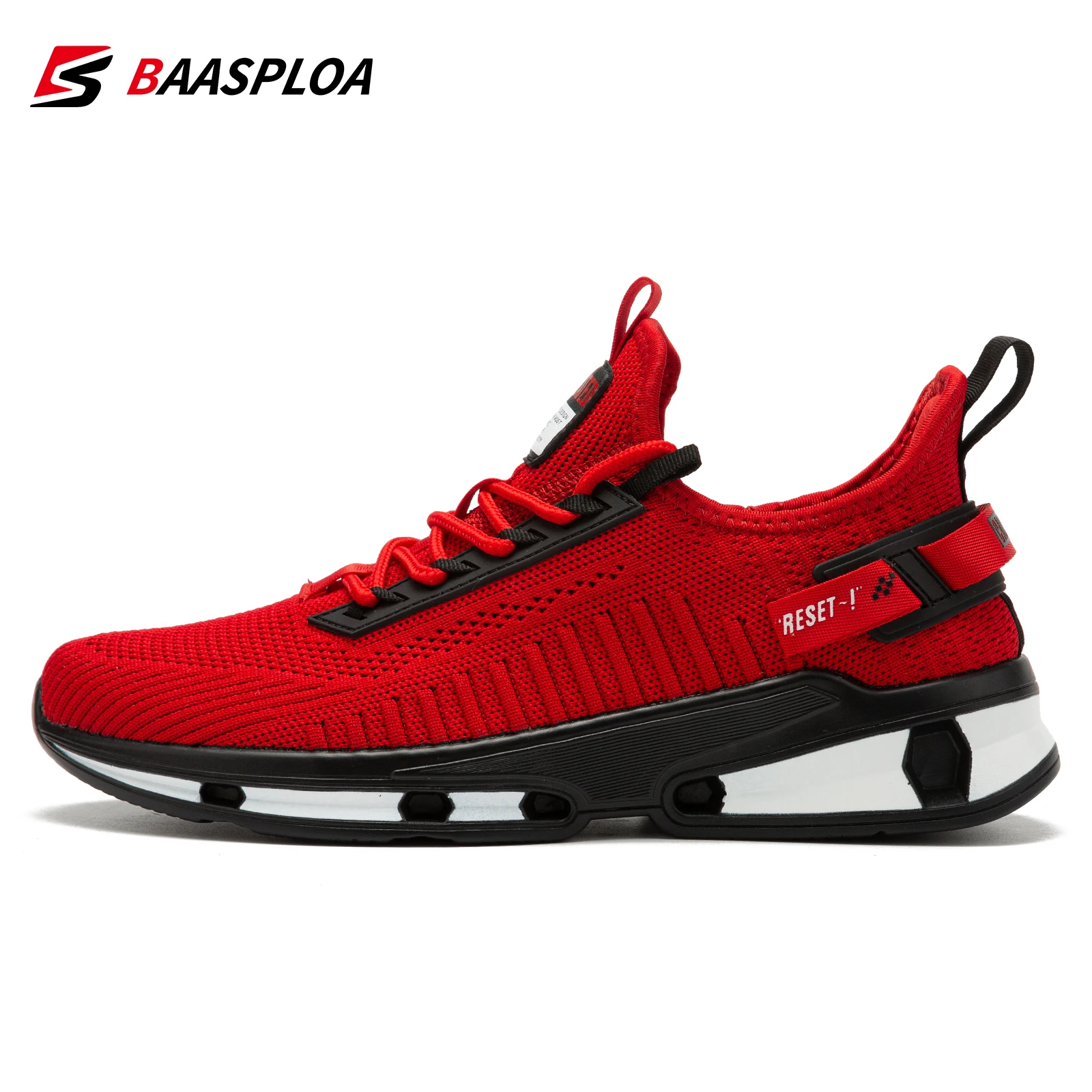 Baasploa Lightweight Running Shoes For Men Casual Men's Designer Mesh Sneakers Lace-Up Male Outdoor Sports Walking Shoes - Image 3