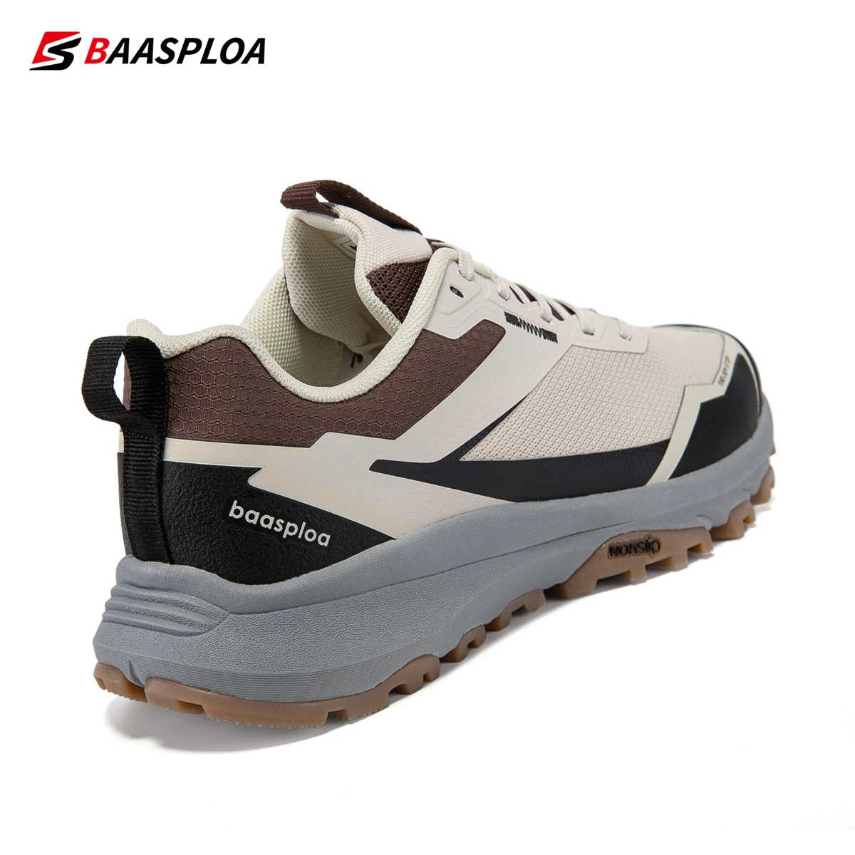 Baasploa Men Hiking Shoes Fashion Lightweight Outdoor Sneakers Breathable for Men Anti-Skid Wear-Resistant New Male Shoes - Image 2