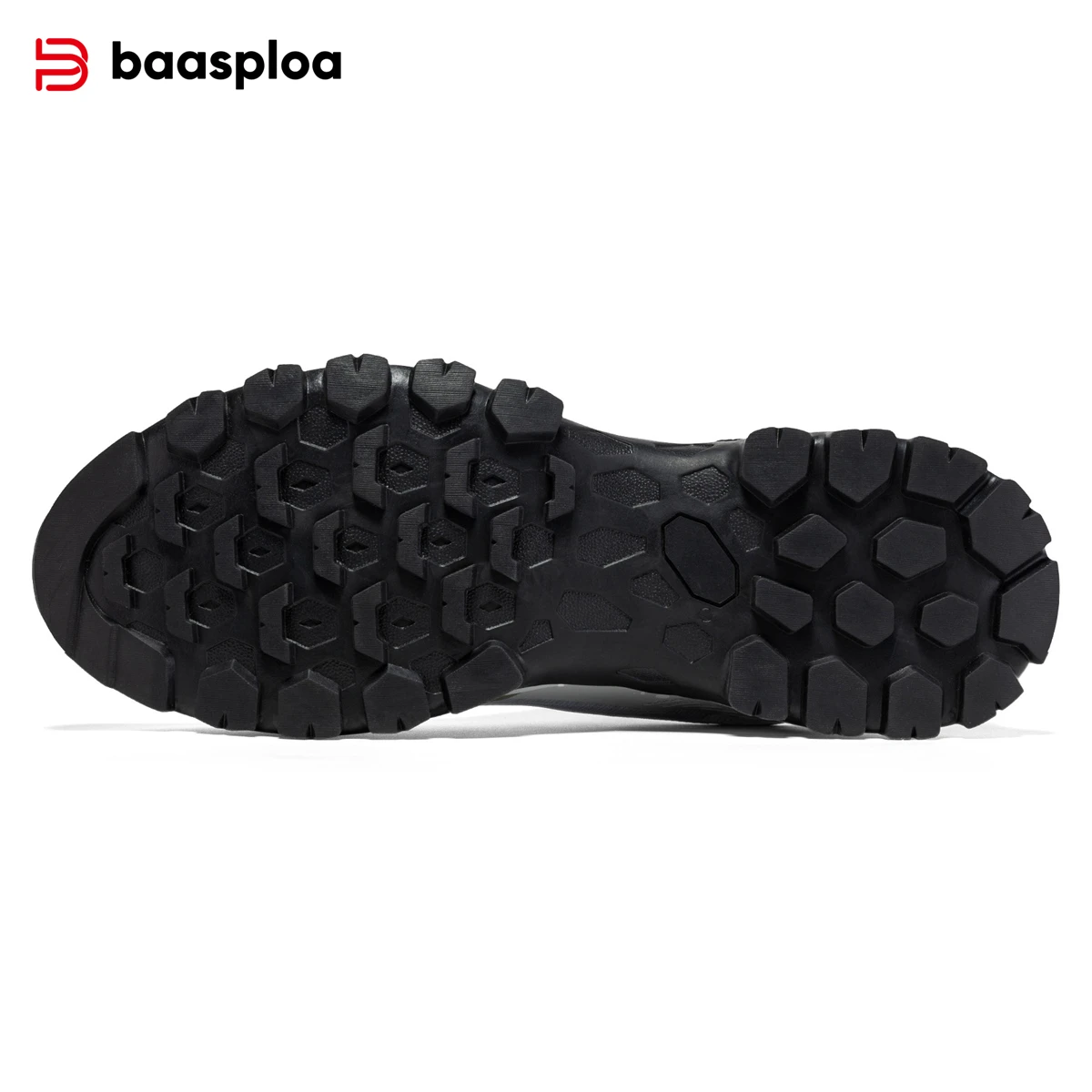 Baasploa Men Hiking Shoes Fashion Outdoor Camping Waterproof Lace-Up Sneakers Male Casual Non-Slip Wear Resistant Walking Shoes - Image 2