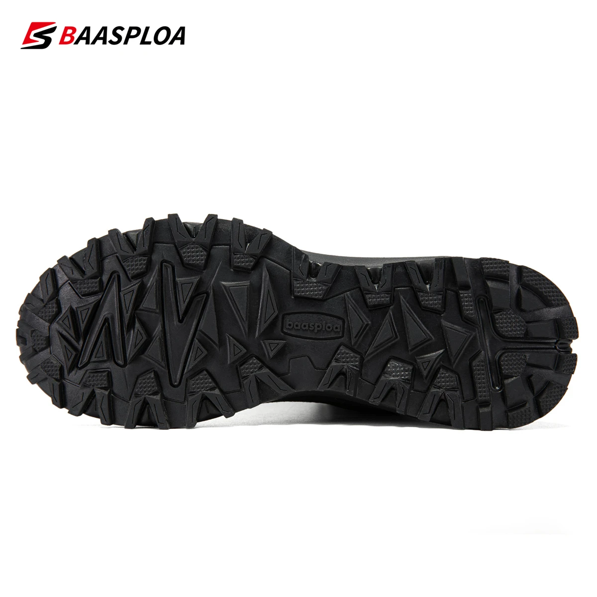 Baasploa Men Non-slip Sneakers Outdoor Fashion Lightweight Breathable Shoes Male Casual Anti-Skid Wear-Resistant Hiking Shoes - Image 2
