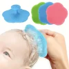 Baby Bath Brush Baby Cradle Cap Brush Silicone Massage Brush Silicone Scrubbers Exfoliator Brush Skin Scrubber Baby Essential