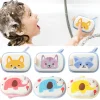 Baby Cute Kawaii Bathroom Sponge Brushes Kids Children Toddlers Newborns Body Cleaning Brush Towel Bathing Foam Shower Sponge