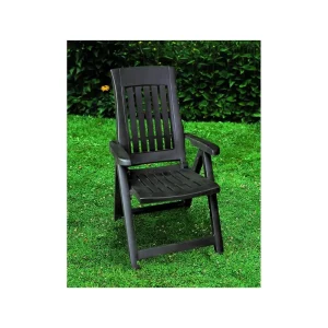 Back Outdoor Foldable Plastic Garden Chair Patio Furniture Camping Picnic Beach Chair Foldable Chair