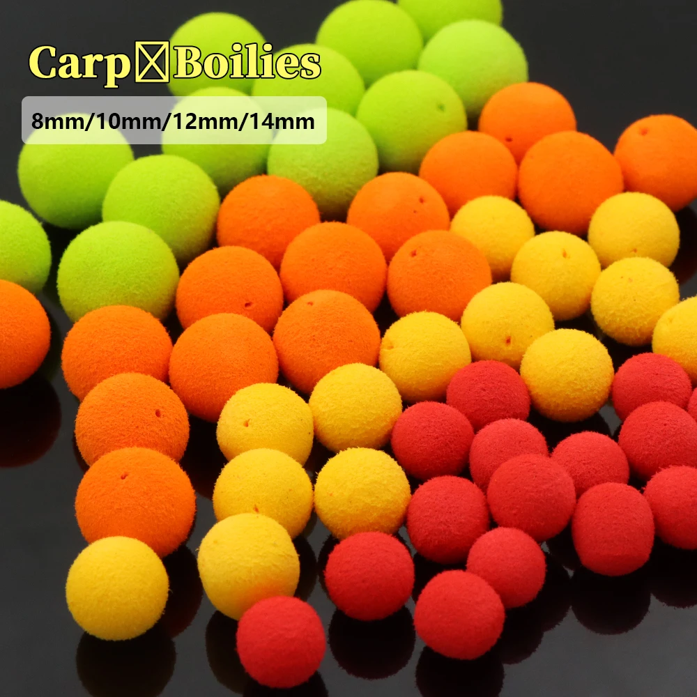Bait Boilie EVA Foam Floating Carp Fishing Lure Method Feeder Fishing Hair Rig Pop Up Boilie For Fishing Accessories Tackle