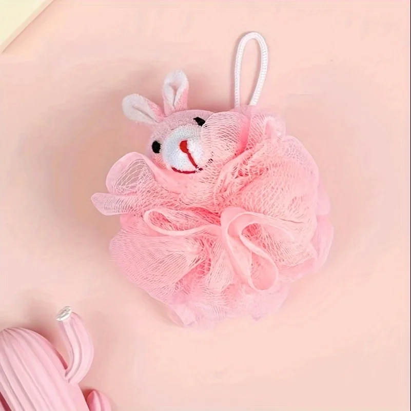 Bath Sponges Animal Kids Loofah Bath Pouf Mesh Animal Toy Bath Sponge Colorful Cartoon Body Scrubber Balls Shower Mesh for Kids - Image 6
