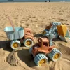 Beach Toys Construction Trucks for Toddler Toys Play Sand Toys Construction Cars for Boys Girls Dump Tractor Toy with Loader