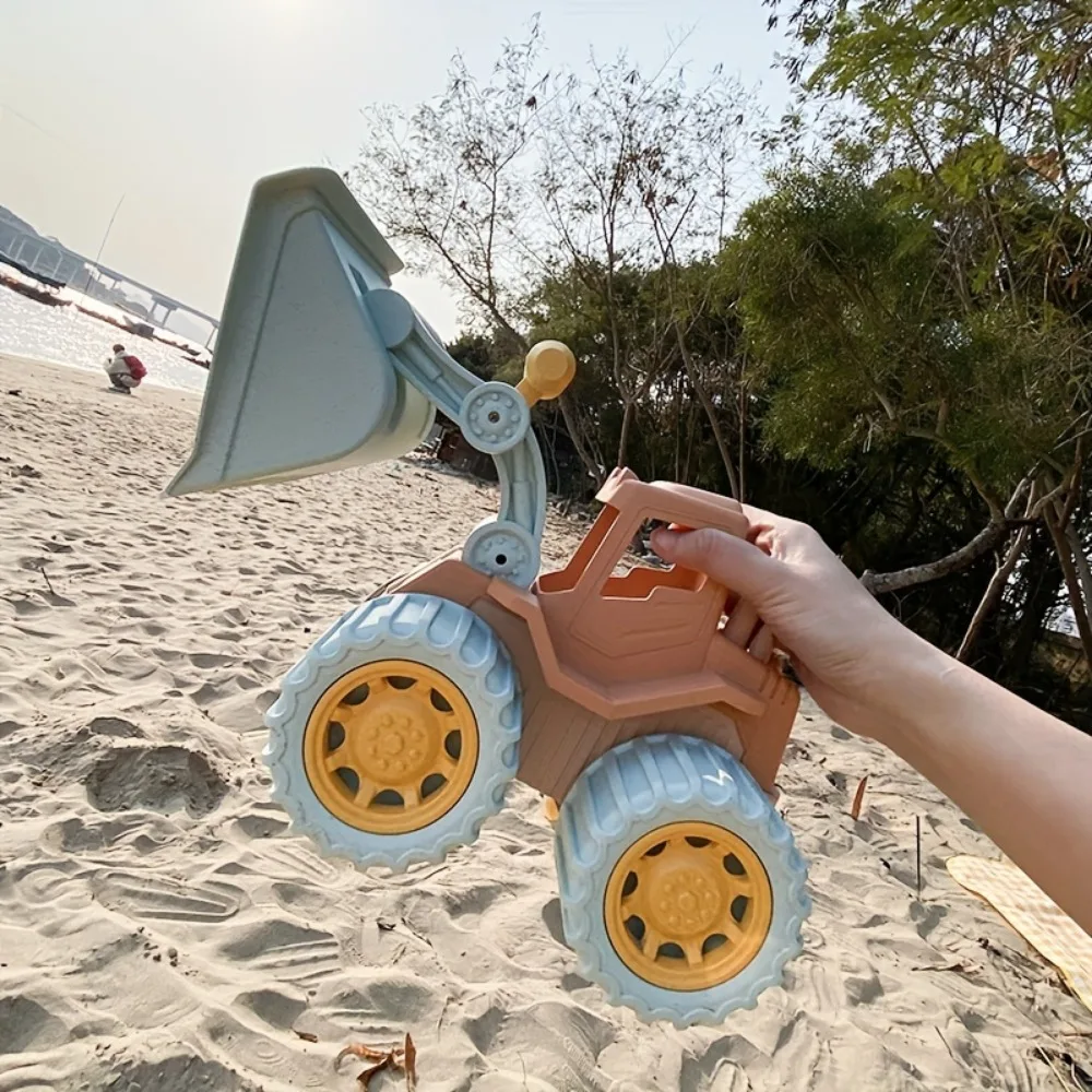 Beach Toys Construction Trucks for Toddler Toys Play Sand Toys Construction Cars for Boys Girls Dump Tractor Toy with Loader - Image 5