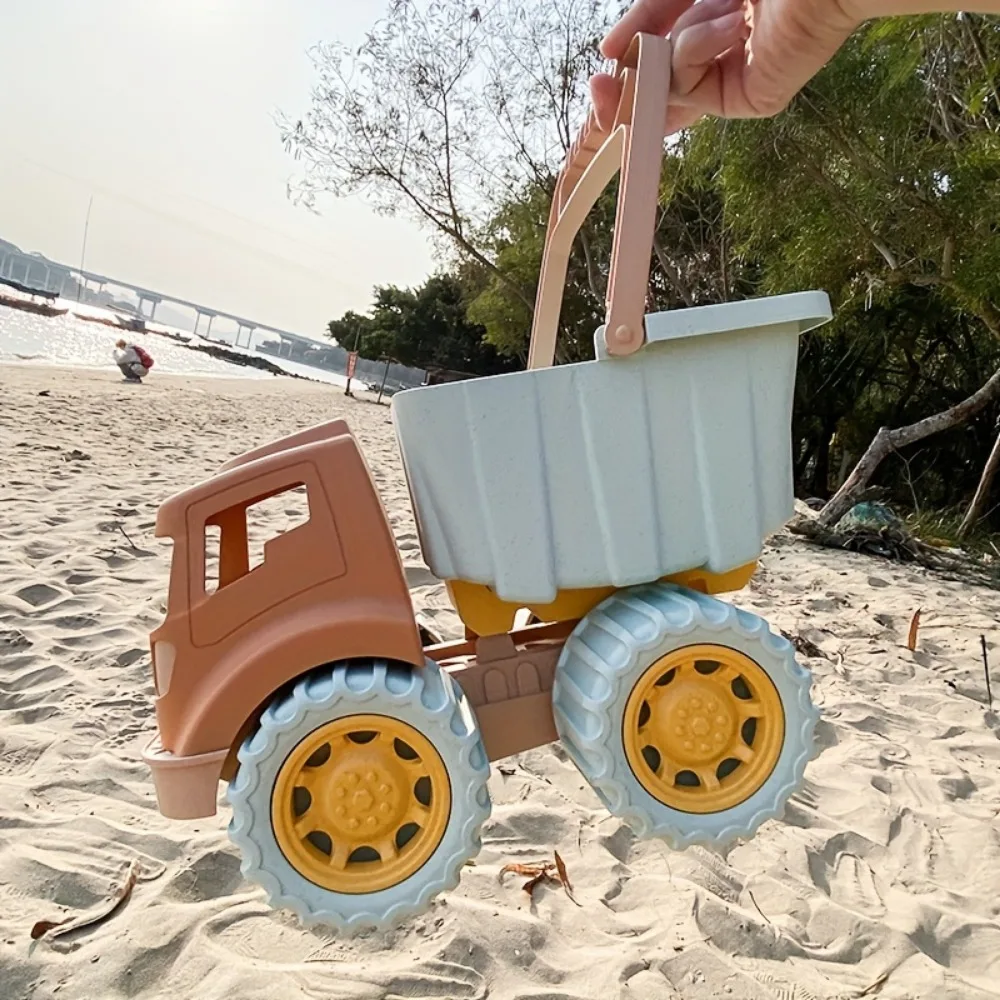 Beach Toys Construction Trucks for Toddler Toys Play Sand Toys Construction Cars for Boys Girls Dump Tractor Toy with Loader - Image 6