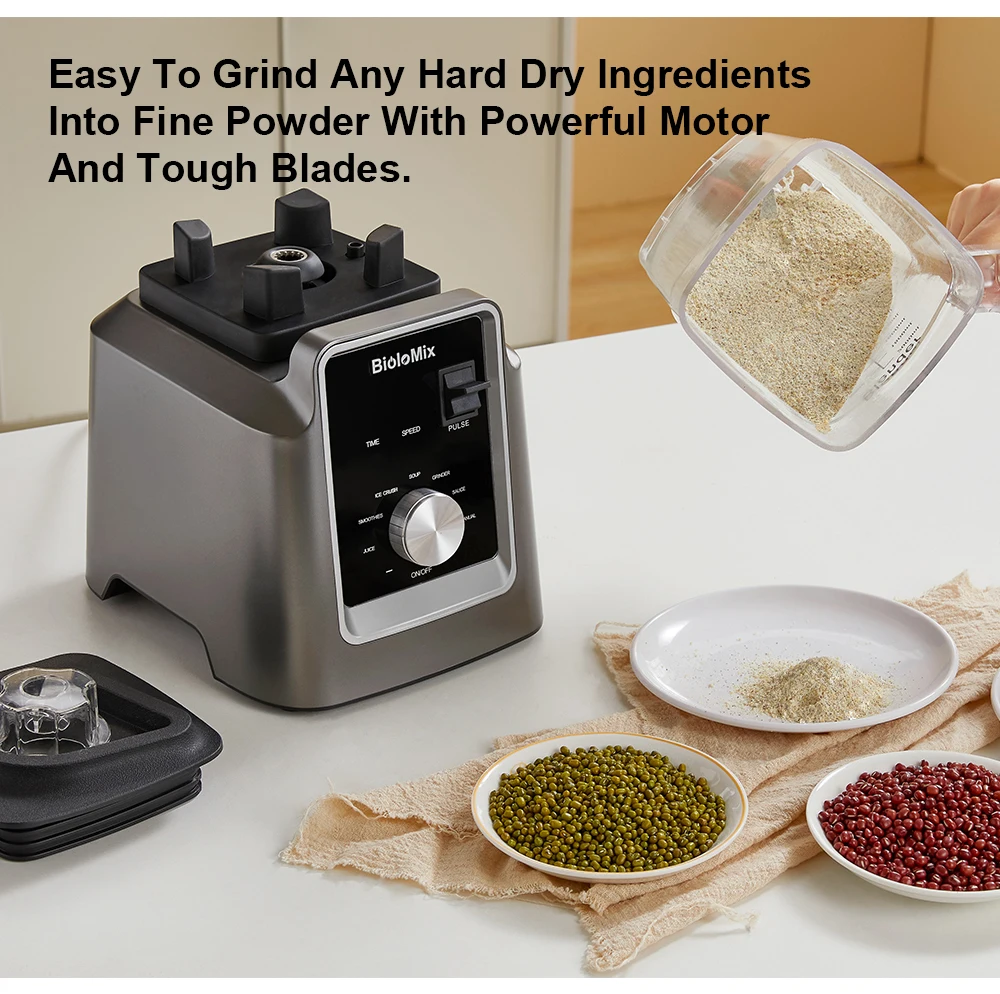 Biolomix Digital BPA FREE 2L Automatic Program Professional Commercial Blender Mixer Juicer Food Processor Ice Smoothies - Image 4