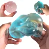Blue Maltose Squishy Toys Anti Stress Sensory Fidgets Toy Soft Simulated Transparent Blue Maltose Slow-rebound Decompression Toy