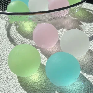 Blue Maltose Squishy Toys Anti Stress Sensory Fidgets Toy Soft Simulated Transparent Blue Maltose Slow-rebound Decompression Toy