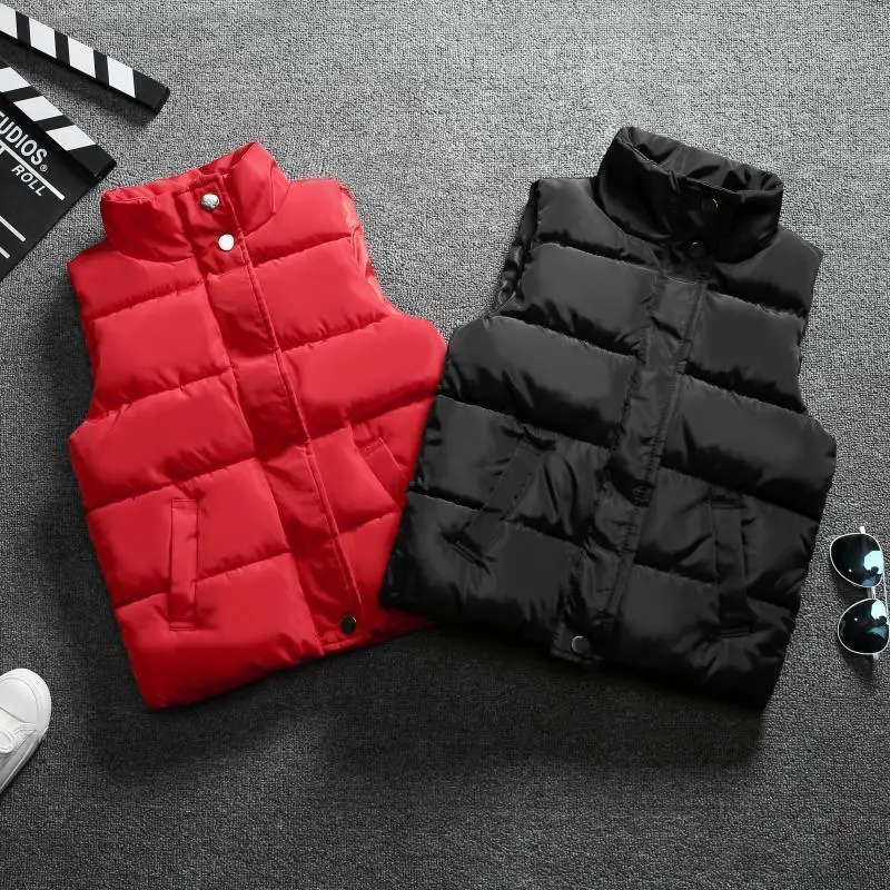 Boys Girls Winter Autumn Down Vest Coat Children Kids Warm Waistcoat Outerwear Clothing Infant Jacket for 3 4 5 6 7 8 9 10 years - Image 2