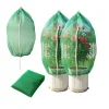 Breathable Mesh Plant Covers Drawstring Transparent Insect Net Barrier Zipper Reusable Tomato Cage Protective Net Pest Control