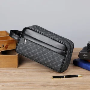 Business Men's Bag Clutch High Quality PU Leather Clutch Bags Waist Bag Fashion Men Handbag Casual Wasit Strap Wallet Man Pouch