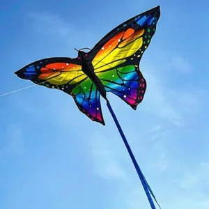 Butterfly Kite Steering Beautiful Butterfly 1.45m Kite Air Bounce with Kite Line Children's Kite Outdoor Sports