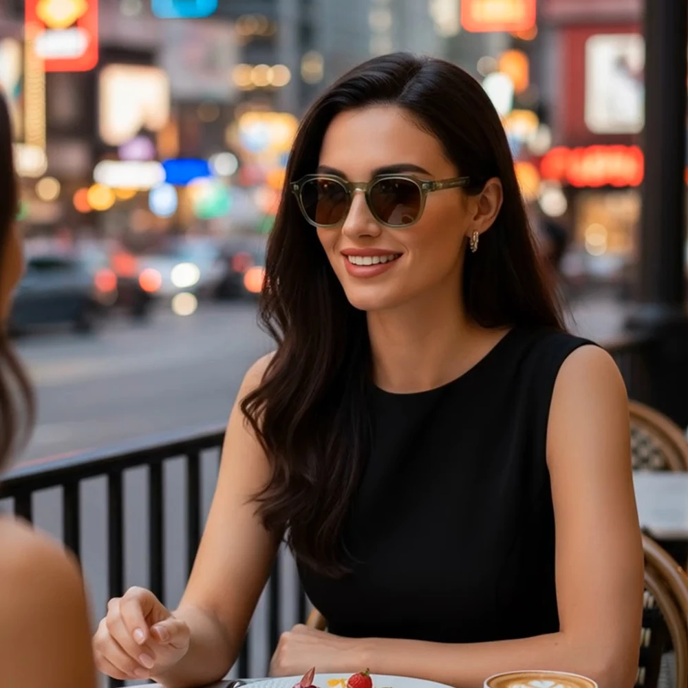 CATERSIDE Retro Polarized Sunglasses Men Ultralight TR90 Frame Polygon Women Sun Glasses Outdoor High Quality Travel Eyewear - Image 3