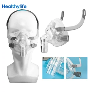 CPAP Full Face Mask Auto CPAP BiPAP With Headgear Headband Use for Cushion Travel Sleep Aid Anti Apnea Snoring Medical Air Breat