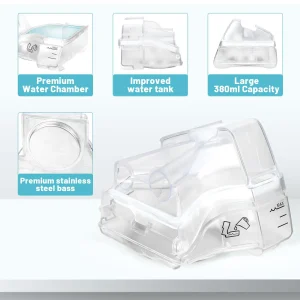 CPAP Water Chamber Compatible with AirSense 10 Humidifier Water Tank Replacement Leak Proof Easy Clean CPAP Accessories