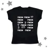Camiseta De Manga Corta Vintage Grunge Con Estampado Gráfico De Letras Top Corto Ajustado Estilo Y2k Ropa De Calletops Halter