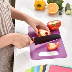 Candy Color Chopping Board Cooking Tool Kitchens Plastic Cutting Boards Strong Pad PP Eco-Friendly Non-slip Outdoors Camping