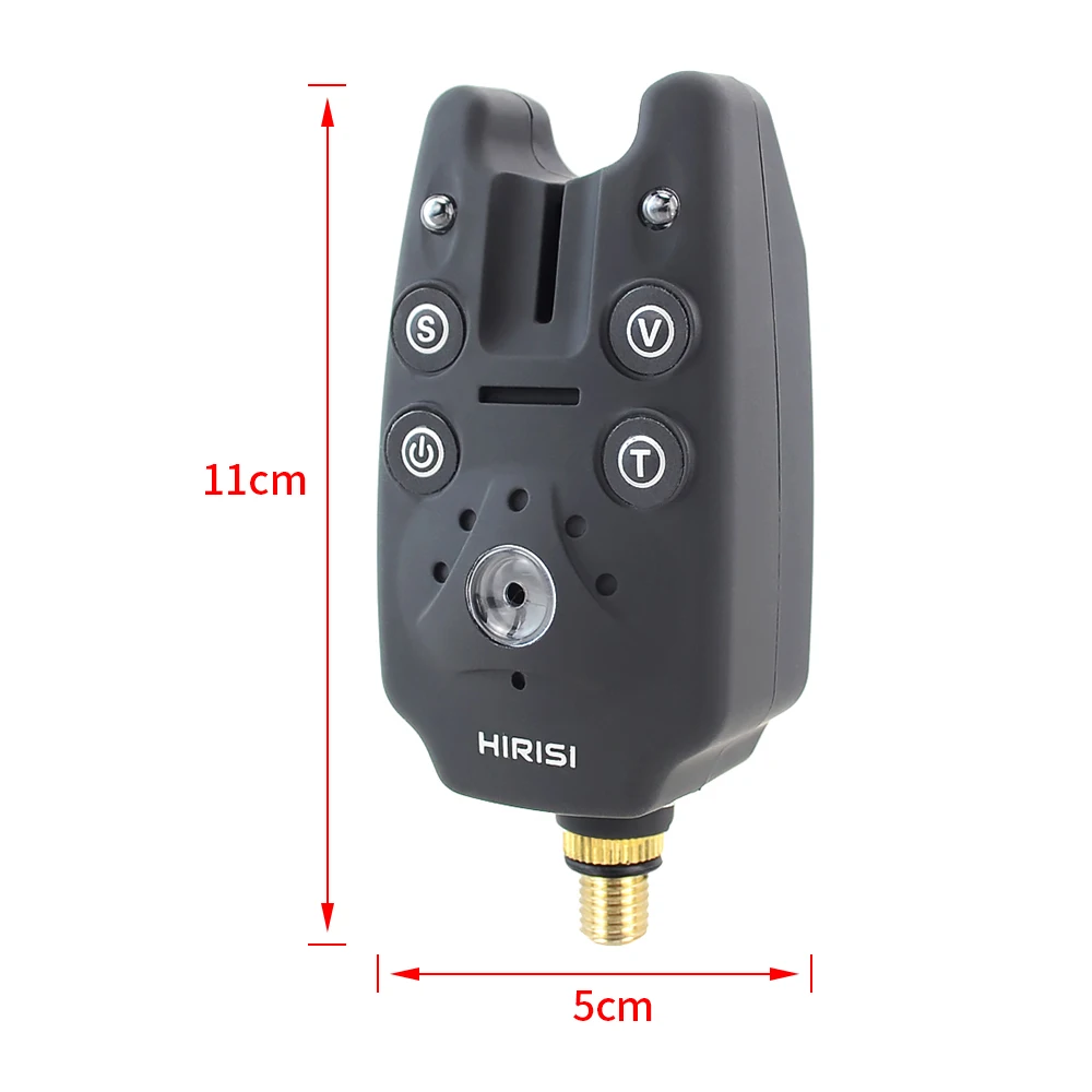 Carp Fishing Bite Alarm with Volume Tone Sensitivity Control LED Indicator B1101 - Image 4