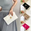 Casual Ladies Clutch Bag Minimalism Handheld Envelope Bags Felt Indentation Handbag Solid Color Business Women's Bag
