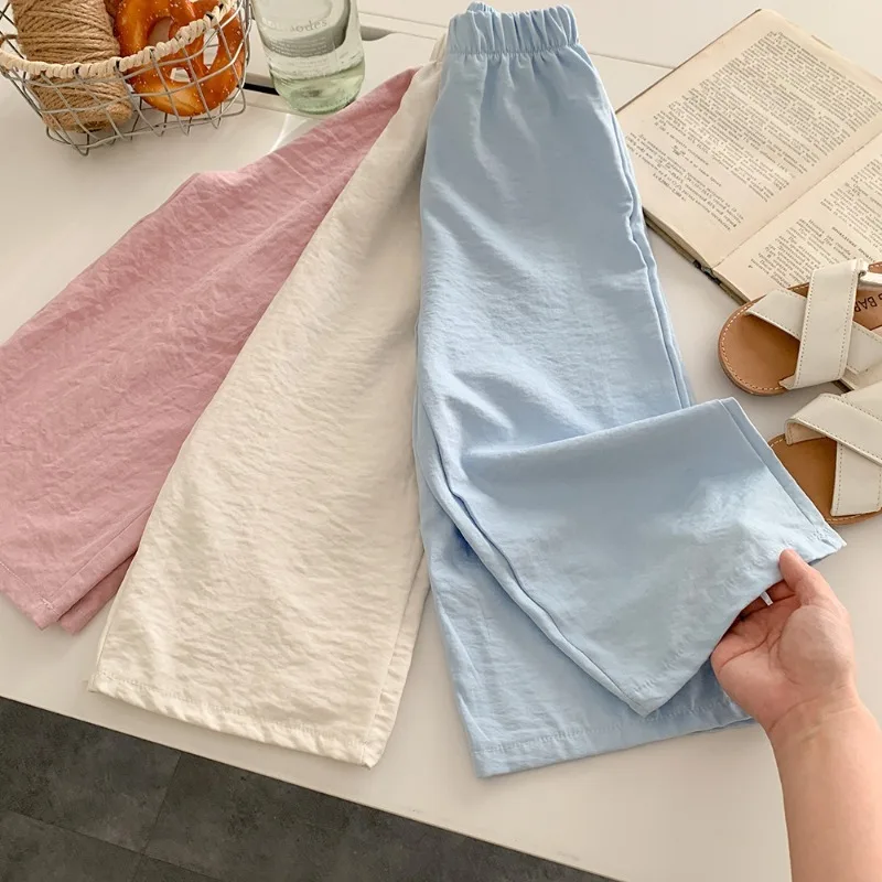 Casual Teen Girl Clothes 2 To 8 9 12 Years Kids Girls Pants Solid Color Trousers Children's Pants For Cute Elegant Girl Wear - Image 6