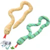 Cat Nip Snake Toys for Indoor Snaky Toy for Kitten Play Soft Plush Toy for Kitty Chewing Teeth Cleaning Interactive Toy for Pets