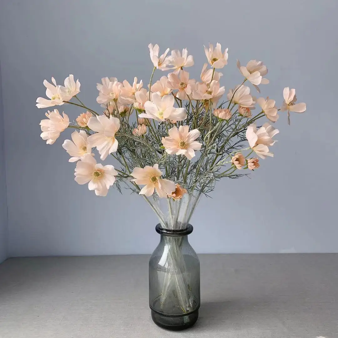 Chamomiles Silk Artificial Flower 60cm Daisy White Fake Flowers Room Wedding Home Table Decorations Party Diy Bouquet Gifts 1PCs - Image 6