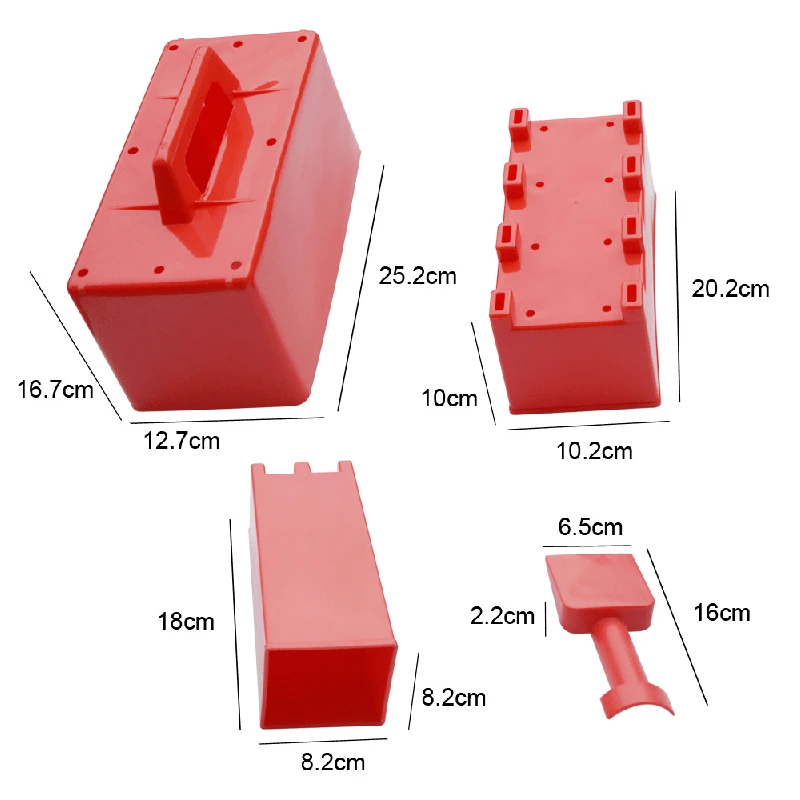 Children Beach Toy Sandbox Castle Building Sand Brick Walls Molds Summer Outdoor Seaside Play Water Sands Playground Toy for Kid - Image 6