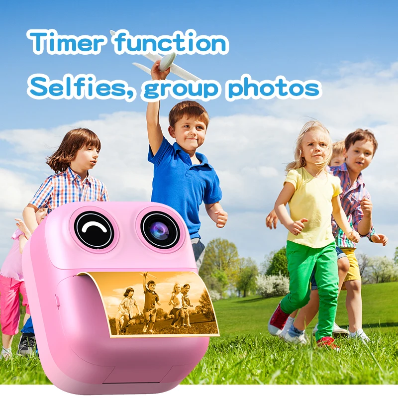 Children Digital Camera Toys Instant Print for Kids Thermal Print Camera Instant Print Photo Video for Girls Boys Birthday Gifts - Image 4