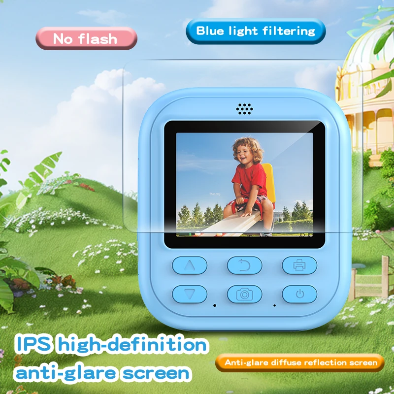 Children Digital Camera Toys Instant Print for Kids Thermal Print Camera Instant Print Photo Video for Girls Boys Birthday Gifts - Image 3
