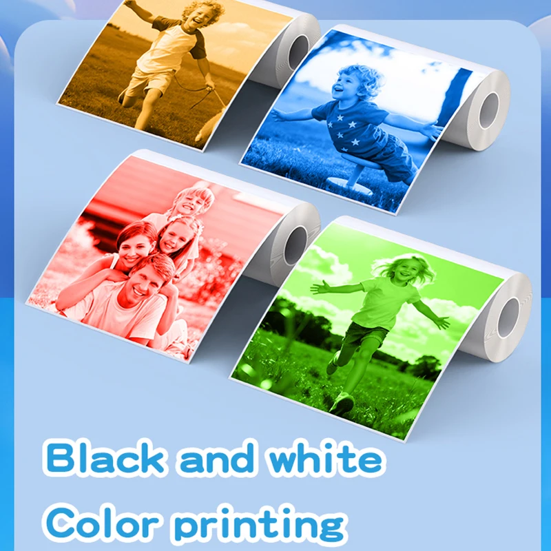 Children Digital Camera Toys Instant Print for Kids Thermal Print Camera Instant Print Photo Video for Girls Boys Birthday Gifts - Image 6