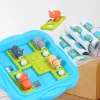 Children Education Learning Toy Naughty Puppy Push bead Board Game Puzzle Logic Game IQ Training Spatial Planning Animal Theme