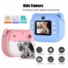 Children Kids Camera Instant Print Mini Digital Video Camera for Kids 1080P Screen Print Thermal Paper +32G Memory Card