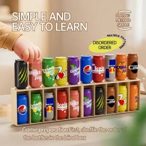 Children New Bottle Guessing Beverage Match Match Memory Exercise Logical Thinking Reasoning Board Game Beneficial Intelligence