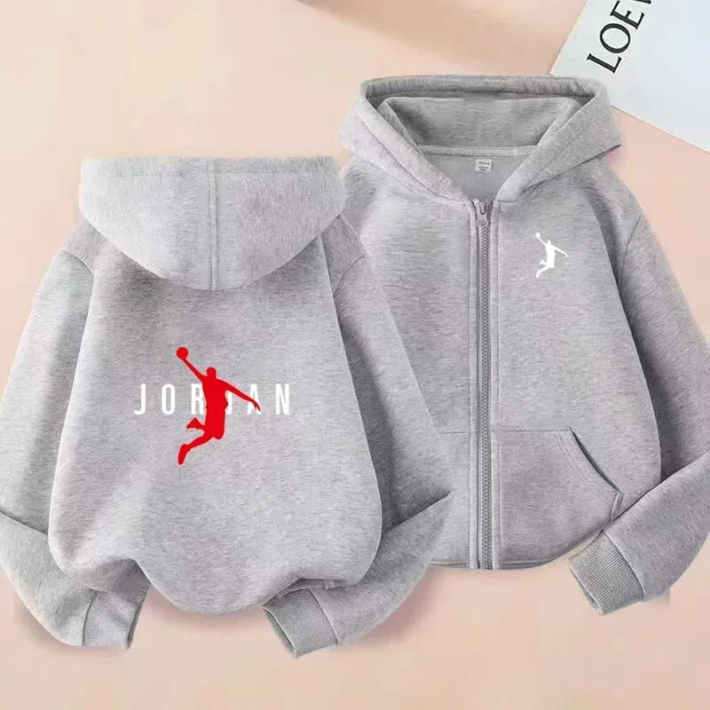 Children's Zipper Clothing Style Basketball Sweatshirt Fashion Idol star Coat Boys Girls 3-13 Yrs Hoodies Sports Casual Cardigan - Image 6