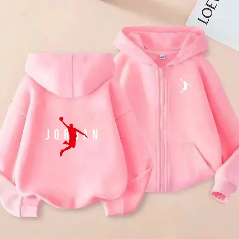 Children's Zipper Clothing Style Basketball Sweatshirt Fashion Idol star Coat Boys Girls 3-13 Yrs Hoodies Sports Casual Cardigan - Image 4