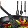 Cooking Utensils Set Nylon Anti Scratch Kitchen Utensils Sturdy Cutlery Kit Heat Resistant Comfortable Handle Cookware