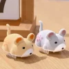 Creative Cute Electric Hamster Toy Wear-resistant Bite-resistant Cat Teasing Toys Funny Simulation Hamster for Puppy Kitten