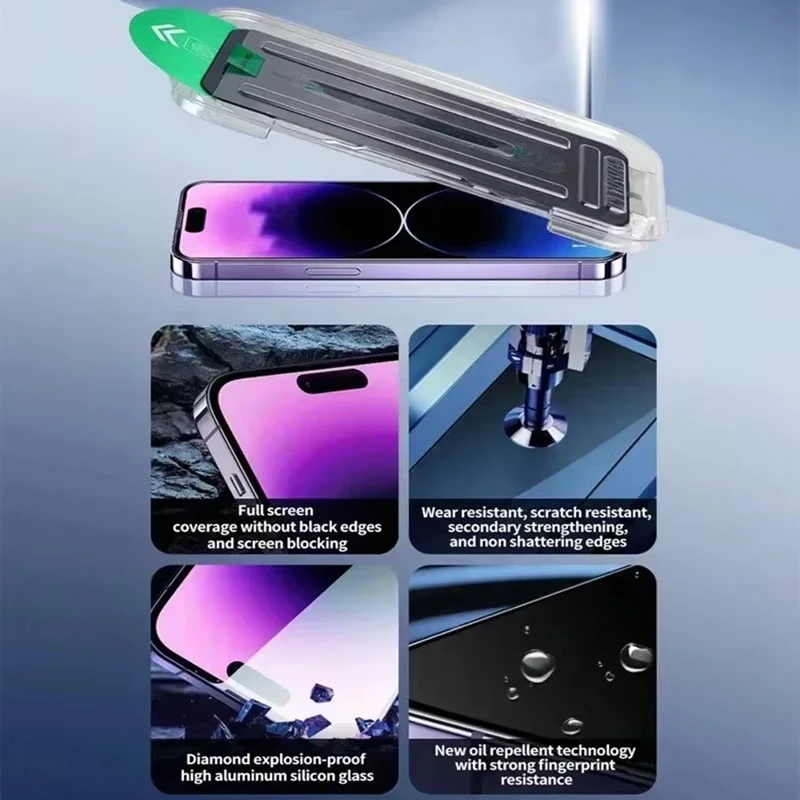 Dust Free Easy Installation Matte Privacy Screen Protector For iPhone 17 Pro 14 16 13 11 12 15 Pro Max Air 16E XR X XS Max Glass - Image 5